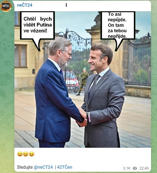 FIALA: CHCI VIDĚT PUTINA VE VĚZENÍ