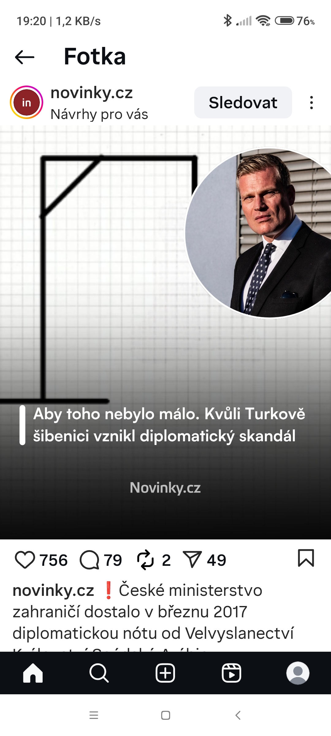 Novinky.cz uveřejnily foto Turka s šibenicí. Co na to PČR ??