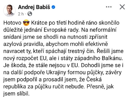 babis napsal
